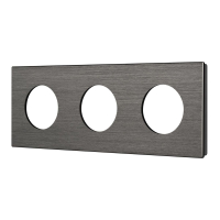 Рамка 3-местная алюминиевая Arlight FRM-PRESTO-ALR-3-GR 043873