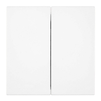 Переключатель 2-клавишный (механизм) Stekker Мия 250В 10А RSW10-3107-01 белая магнолия 50434