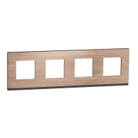Рамка 4-постовая Schneider Electric Unica New NU600884