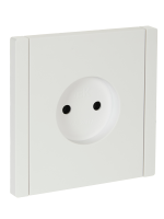 FORTE&PIANO Розетка 1-местная без заземления без защитных шторок винтовое крепление 10А FP218 белый IEK FP-R10-10-K01