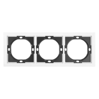 Рамка 3-местная Stekker Мия PFR00-3003-01 белая магнолия 50458