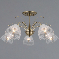 Люстра на штанге Illumico IL0594-5CSQ-25 AB AREZZO