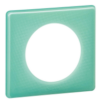 Рамка 1-постовая Legrand Celiane бирюзовый муар 066641
