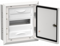 TITAN 5 Корпус металлический ЩРв-12 (1х12) 380х365х130мм IP31 белый (одна дверь) IEK TI5-50-V-012-31