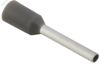 Наконечник НШВИ 0.75-10 серый (20шт/упак) IEK UGN11-C75-010-020