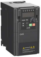 Преобразователь частоты A150 380В 3Ф 0.75кВт 3А со встроенным тормозным модулем ONI A150-33-075HT
