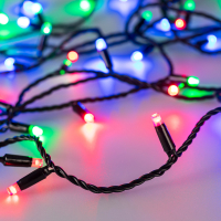 Гирлянда светодиодная декоративная ARD-STRING-CLASSIC-10000-BLACK-100LED-LIVE RGB-DMX (24V, 10W) (ARDCL, IP65) Arlight 031742