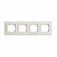 Рамка на 4 поста Mono Electric Despina белый 102-190000-163