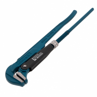 Ключ трубный рычажный, №1, 1, цельнокованый, CrV, тип - L GROSS 15601