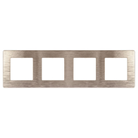 Рамка для розеток и выключателей на 4 поста Эра 12-5104-13 Б0052536