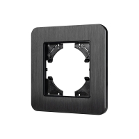 Рамка алюминиевая на 1 пост Arlight FRM-AKIRY-AL-1-BK 049681