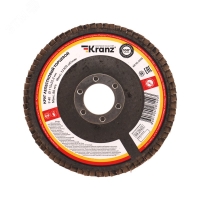 Круг лепестковый торцевой, P40, 115х22.2мм Kranz KR-90-0005