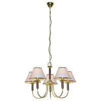 Подвесная люстра Arte Lamp Catrin A3545LM-5GO