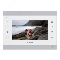 Видеодомофон SLINEX SL-07N Cloud Silver+White ПО-00004418