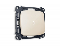 Комплект механизма 1-кл проходного выключателя с подсветкой Ambrella Volt Omega MO302035