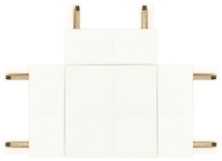 Коннектор Т-образный Эра TRM-S5-CT WH Б0059025