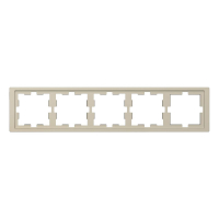 Рамка 5-постовая Schneider Electric Merten D-Life MTN4050-6533
