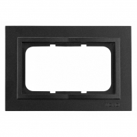 Рамка двойная для розетки Mono Electric Despina графит 102-200000-165