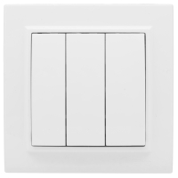 Выключатель Минск 3-клавишный СП 10А белый EKF ERV10-024-10