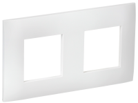 SKANDY Рамка 2-местная SK-F02W арктический белый IEK SK-M22-K01