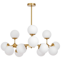 Люстра на штанге Lumina Deco Zodiak LDP 160-12 MD+WT