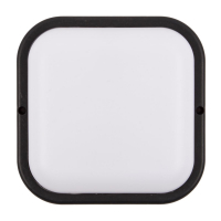 Накладной светильник влагозащищенный Volpe ULW-Q229 18W/4000K IP65 BLACK UL-00013194