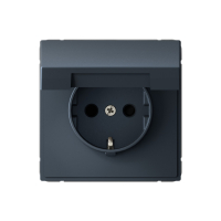 ARTGALLERY РОЗЕТКА с заземл. со шторк. с крышк., 16А, IP20,  механизм, быстрозажимные клеммы, грифель Systeme Electric GAL000746S