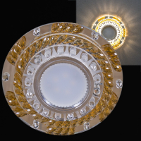 Встраиваемый светильник Reluce 22092-9.0-001PL MR16+LED3W CL+GD