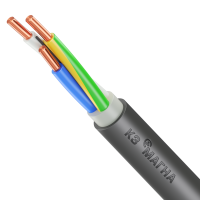 Кабель силовой ВВГ нг (А) LS 3х16-ок-06ТРТС однопроволочный МАГНА УТ000028082