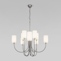 Подвесная люстра Eurosvet Abbey 60164/10 никель Smart a065750