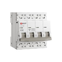 Автоматический выключатель 4P 32А (C) 4.5kA ВА 47-63N EKF PROxima M634432C
