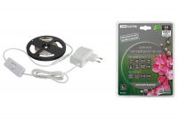 Светодиодная влагозащищенная лента TDM Electric 12В 2835 4.8Вт/м 6000K 3м IP65 SQ0331-0233