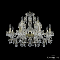 Подвесная люстра Bohemia Ivele Crystal 1410/8+4/240 G V0300