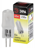 Лампа галогенная Эра G4 40W 3000K G4-JCD-40W-230V-FR C0039282 ЭРА