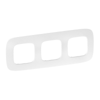 Рамка 3-постовая Legrand Valena Allure Тиснение белое 754373