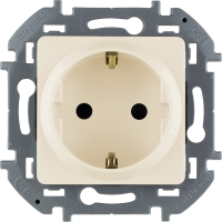 Розетка с/з со шторками Legrand Inspiria 673731