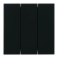 Выключатель 3-клавишный (механизм) Stekker Мия 250В 10А RSW10-3108-05 черный бархат 50444