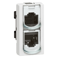 Удвоитель RJ45 UTP телефон/Ethernet (1м) Legrand 076536 076536-НЛК