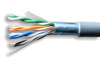 Витая пара FTP 4 пары AWG 24 Cat.5e внутренняя CCA (FTP 4х2х0.5 In/CCA) Net.on 01-1001