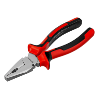 Плоскогубцы NICKEL, 180 мм, никелированные, двухкомпонентные рукоятки Matrix 16904