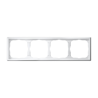 ARTGALLERY рамка 4-постовая, универсальная, белый Systeme Electric GAL000104