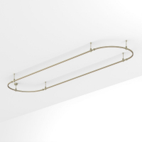 Трек Arlight ART-APRIORI-OVAL-ROD-200-4000х1000 (OG) 054403