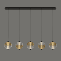 Подвесной светильник Delight Collection MD24022079-5B black/amber