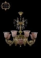 Подвесная люстра Art Classic 31.16.8.KR175SP.250IT.G.Sp.Amber.White.1B ArtClassic