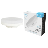 Лампа светодиодная Gauss GX53 8.5W 4100K матовая 10849292