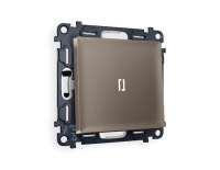 Комплект механизма 1-кл выключателя с подсветкой Ambrella Volt Alfa MA632015