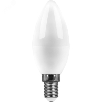 Лампа светодиодная LED 11вт E14 дневной матовая свеча SAFFIT SBC3711 55171