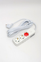 Удлинитель с/з 3вх с защитными шторками с включателем ELBI Myra 527-010205-322