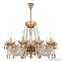 Подвесная люстра Bohemia Ivele Crystal 5402/10/240 G Amber/M-1H K721