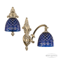 Бра Bohemia Ivele Crystal Verona 7209B14/1/175 GW P1 D Clear-Blue/H-1J